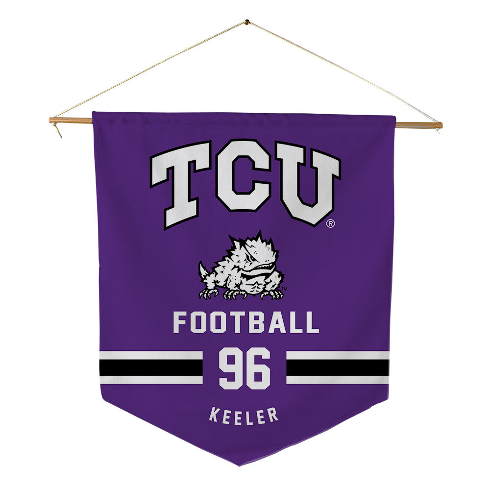 TCU - NCAA Football : Cal Keeler - Pennant - 18" x 21"-0