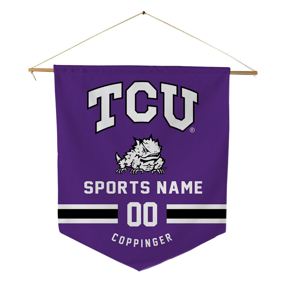 TCU - NCAA Football : Thomas Coppinger - Pennant - 18" x 21"-0