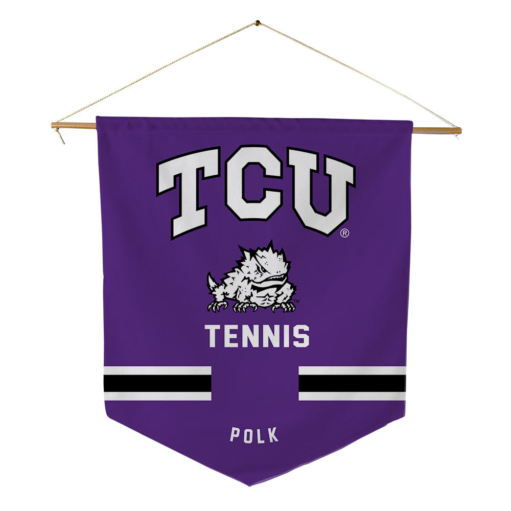 TCU - NCAA Women's Tennis : Margaret Polk - Pennant - 18" x 21"-0