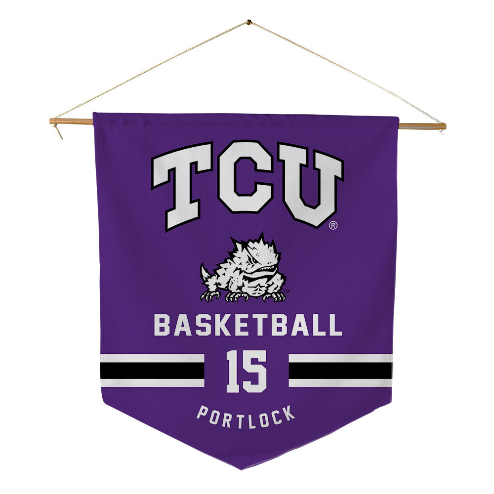 TCU - NCAA Women's Basketball : Sarah Portlock - Pennant - 18" x 21"-0
