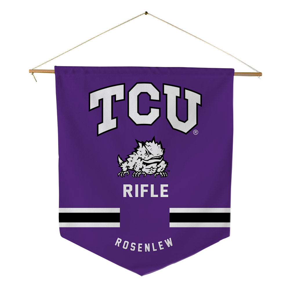 TCU - NCAA Rifle : Alexandra Rosenlew - Pennant - 18" x 21"-0