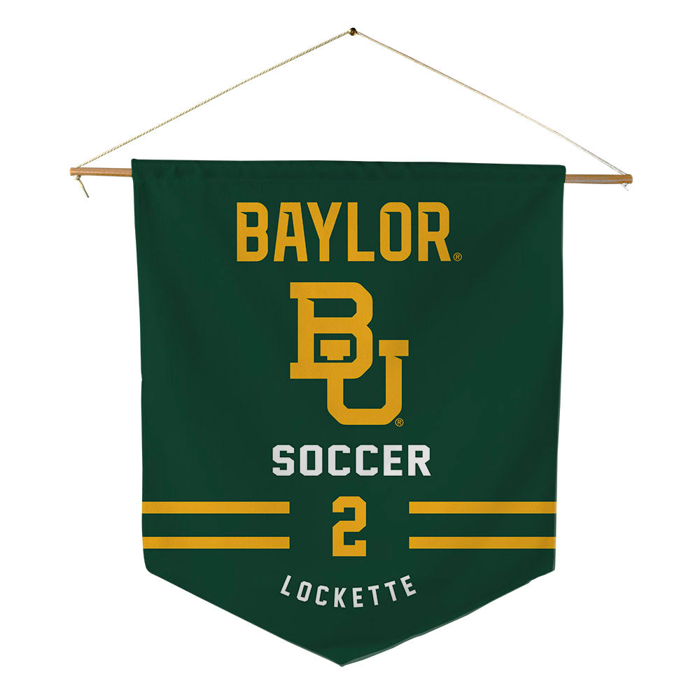 Baylor - NCAA Women's Soccer : Alysiah Lockette - Pennant - 18" x 21"-0