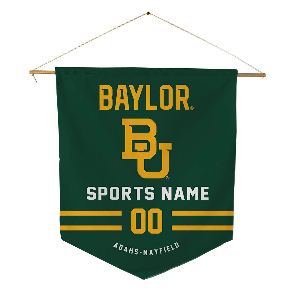 Baylor - NCAA Acrobatics & Tumbling : Aaliyah Adams-Mayfield - Pennant - 18" x 21"-0