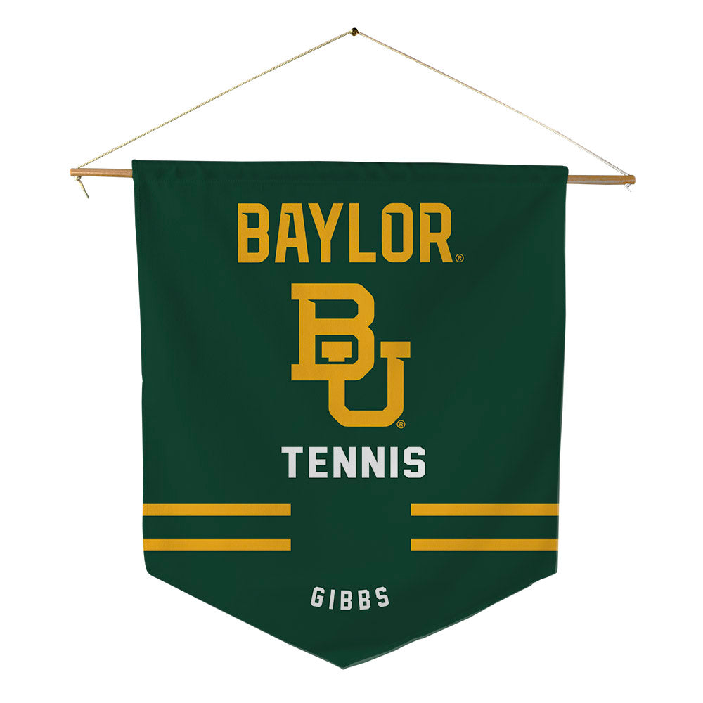 Baylor - NCAA Women's Tennis : Kennedy Gibbs - Pennant - 18" x 21"-0