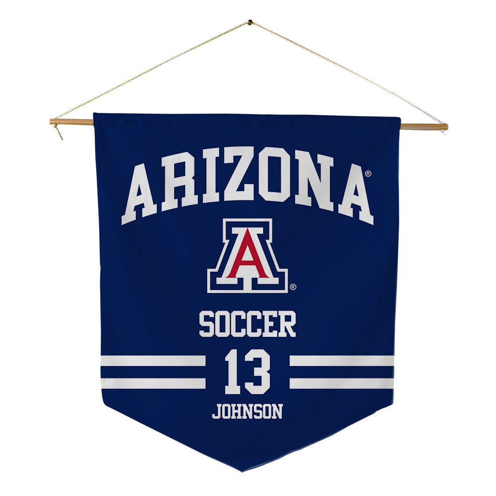 Arizona - NCAA Women's Soccer : Kyleigh Johnson - Pennant - 18" x 21"-0