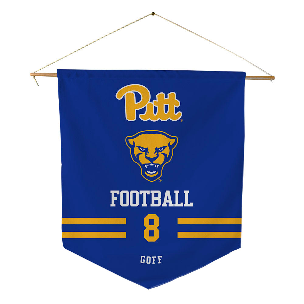 Pittsburgh - NCAA Football : Juelz Goff - Pennant - 18" x 21"-0
