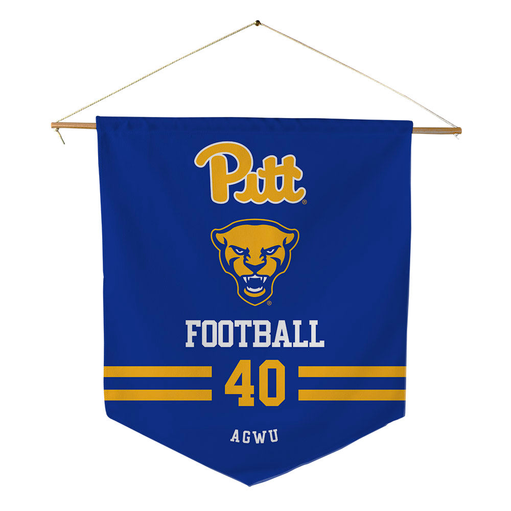 Pittsburgh - NCAA Football : Amah Agwu - Pennant - 18" x 21"-0