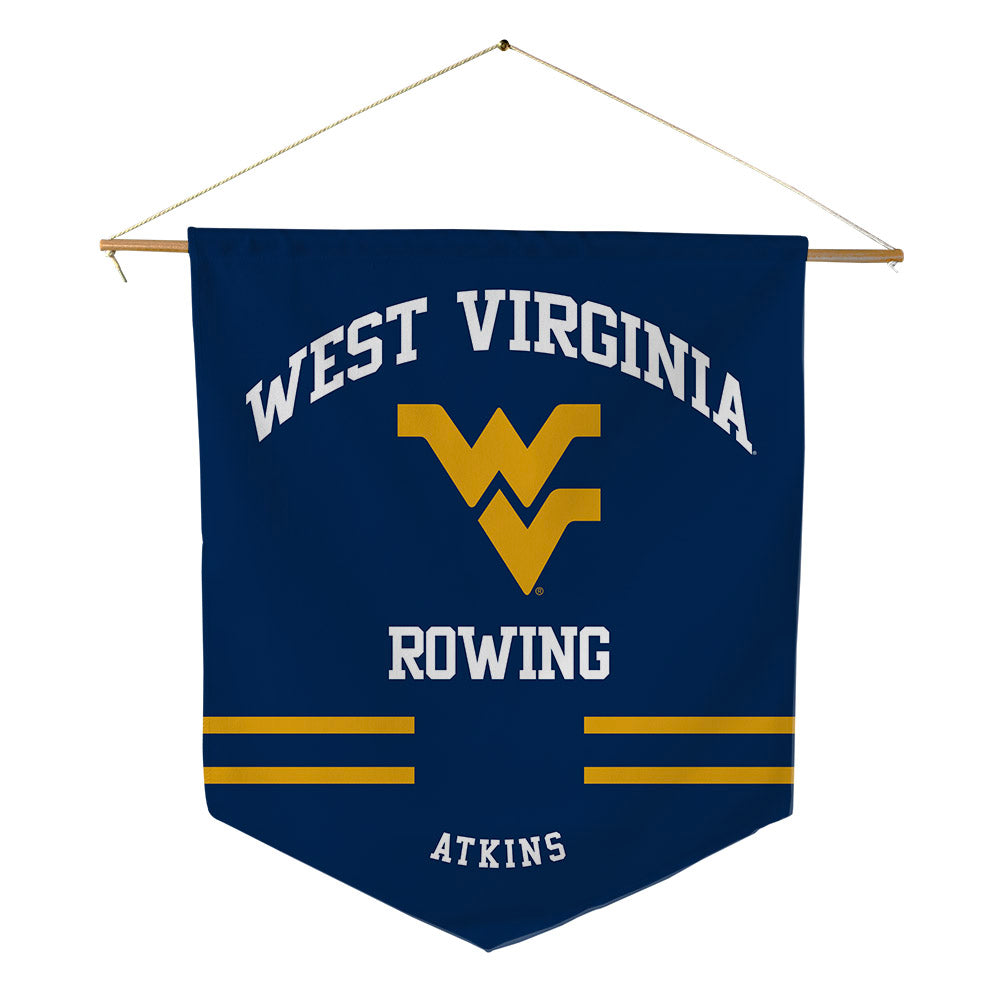 West Virginia - NCAA Women's Rowing : Laurna Atkins - Pennant - 18" x 21"-0