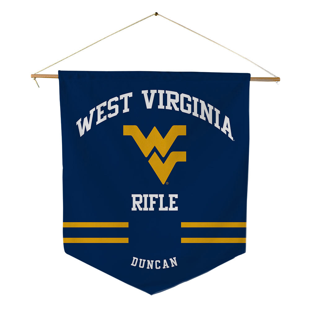 West Virginia - NCAA Rifle : Maximus Duncan - Pennant - 18" x 21"-0