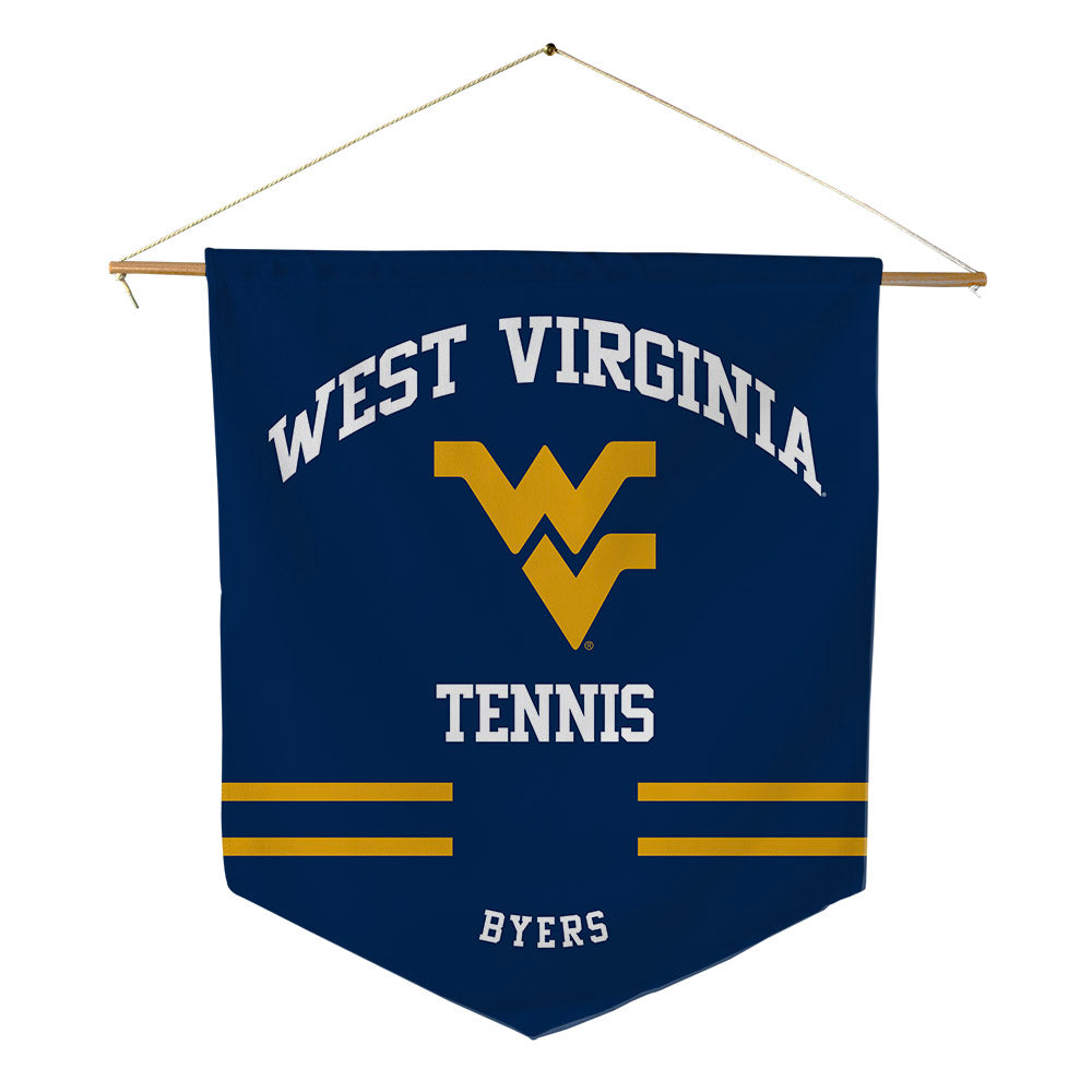 West Virginia - NCAA Women's Tennis : Lyla Byers - Pennant - 18" x 21"-0