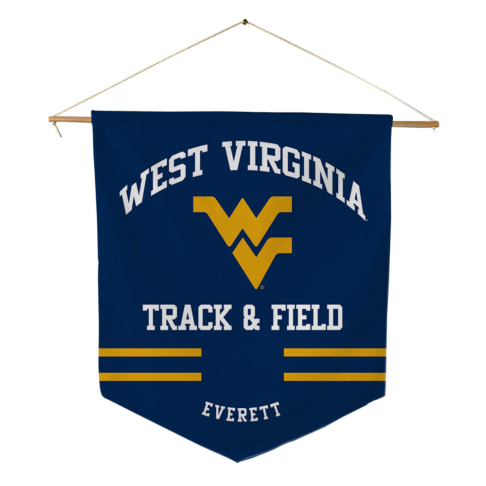 West Virginia - NCAA Women's Track & Field : Izayah Everett - Pennant - 18" x 21"-0