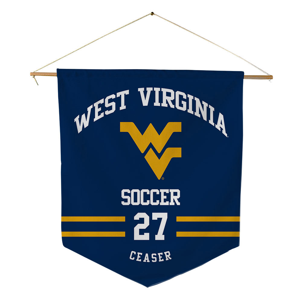 West Virginia - NCAA Women's Soccer : Isabel Ceaser - Pennant - 18" x 21"-0