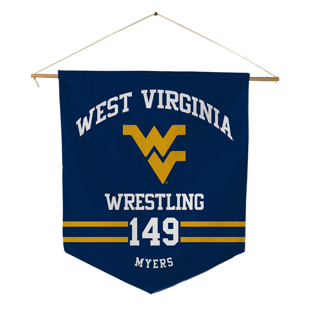West Virginia - NCAA Wrestling : Marla Myers - Pennant - 18" x 21"-0