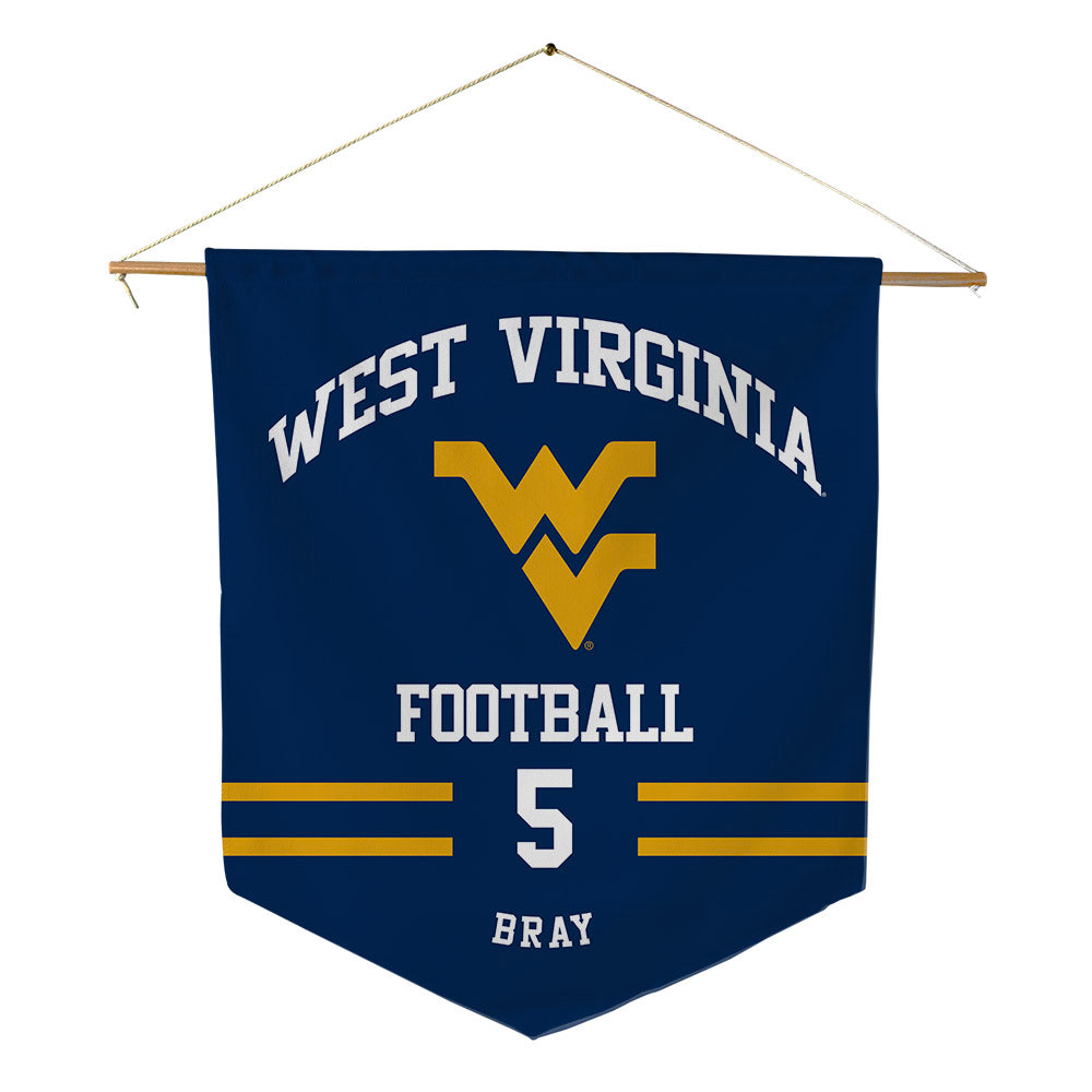West Virginia - NCAA Football : Jaden Bray - Pennant - 18" x 21"-0