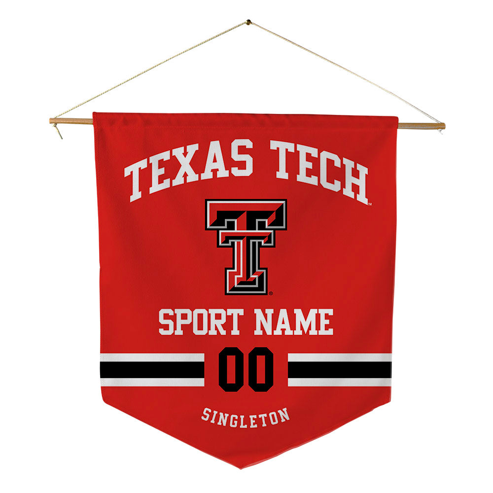 Texas Tech - NCAA Football : Dylan Singleton - Pennant - 18" x 21"-0