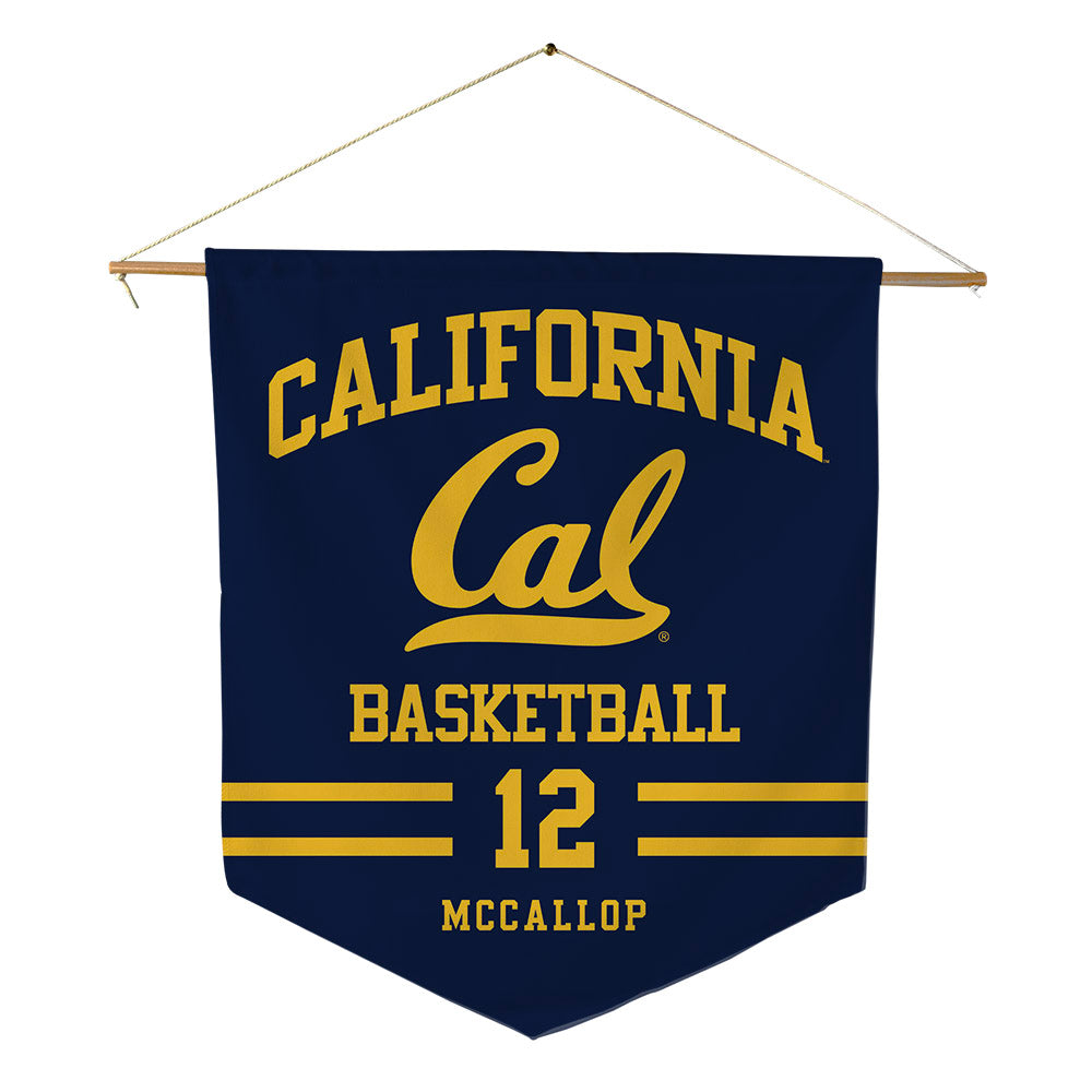 UC Berkeley - NCAA Women's Basketball : Grace McCallop - Pennant - 18" x 21"-0