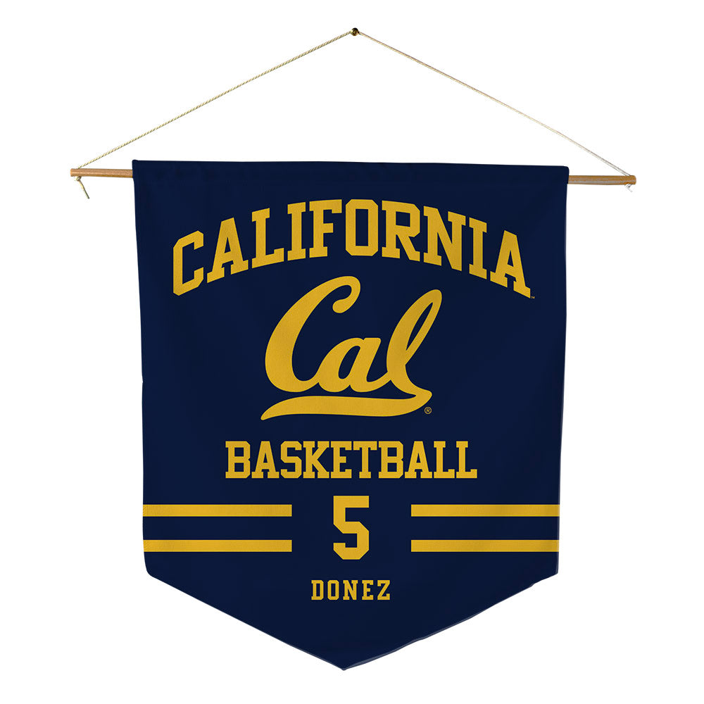UC Berkeley - NCAA Women's Basketball : Lola Donez - Pennant - 18" x 21"-0
