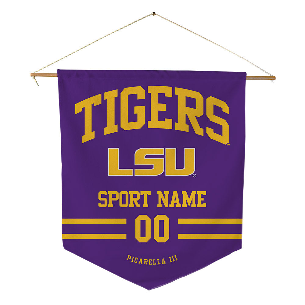 LSU - NCAA Football : Emile Picarella III - Pennant - 18" x 21"-0