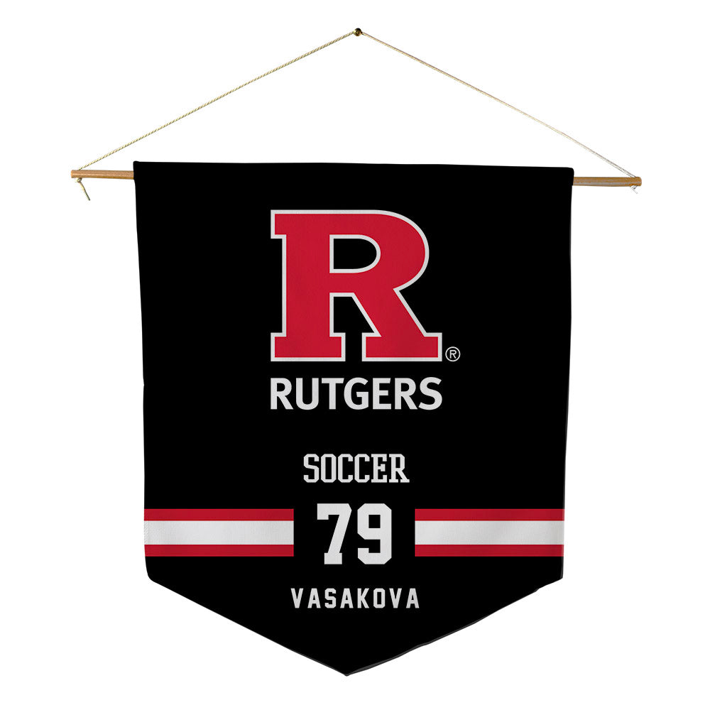 Rutgers - NCAA Women's Soccer : Adela Vasakova - Pennant - 18" x 21"-0