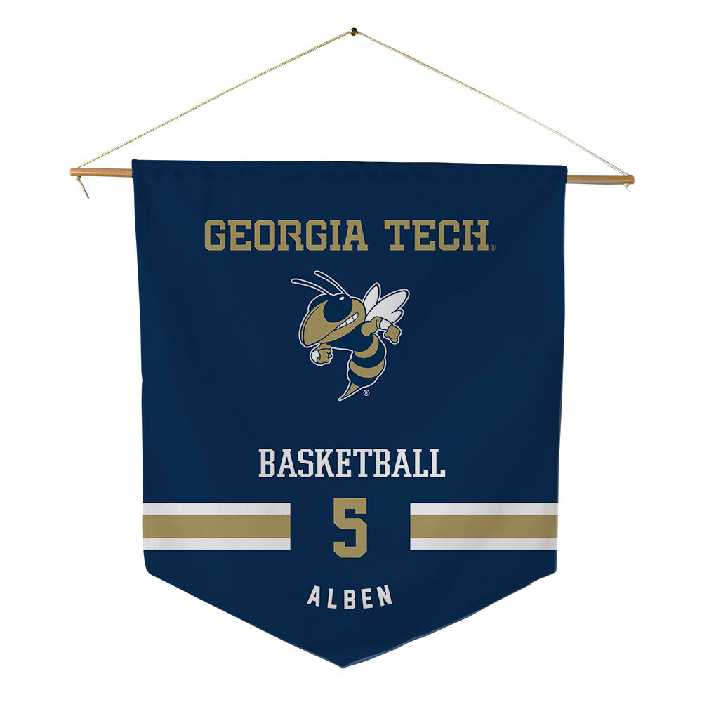 Georgia Tech - NCAA Women's Basketball : Catherine Alben - Pennant - 18" x 21"-0