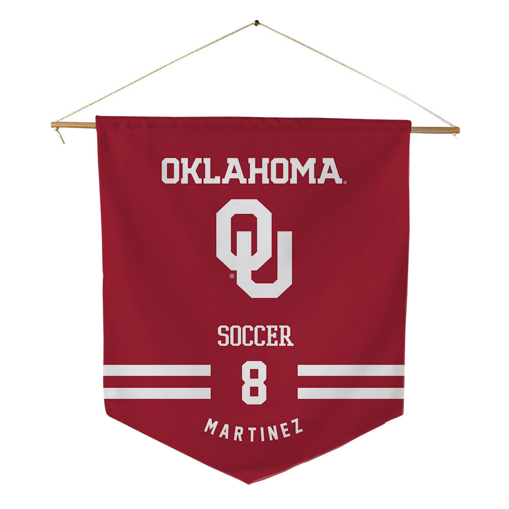Oklahoma - NCAA Women's Soccer : Bella Martinez - Pennant - 18" x 21"-0