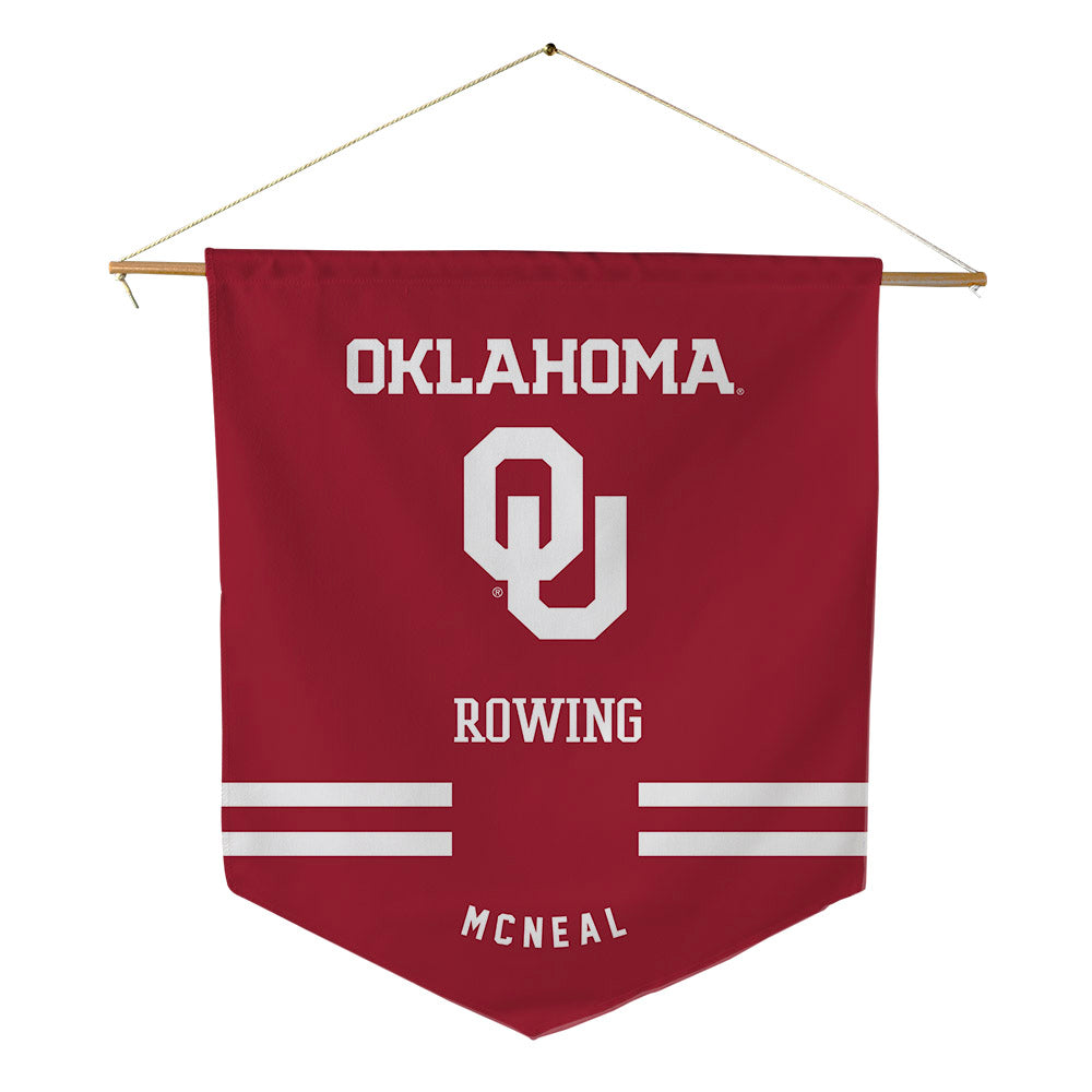 Oklahoma - NCAA Women's Rowing : A'Lydia McNeal - Pennant - 18" x 21"-0