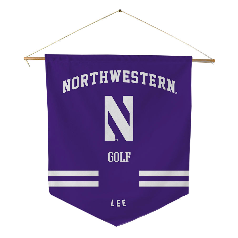 Northwestern - NCAA Women's Golf : Dianna Lee - Pennant - 18" x 21"-0
