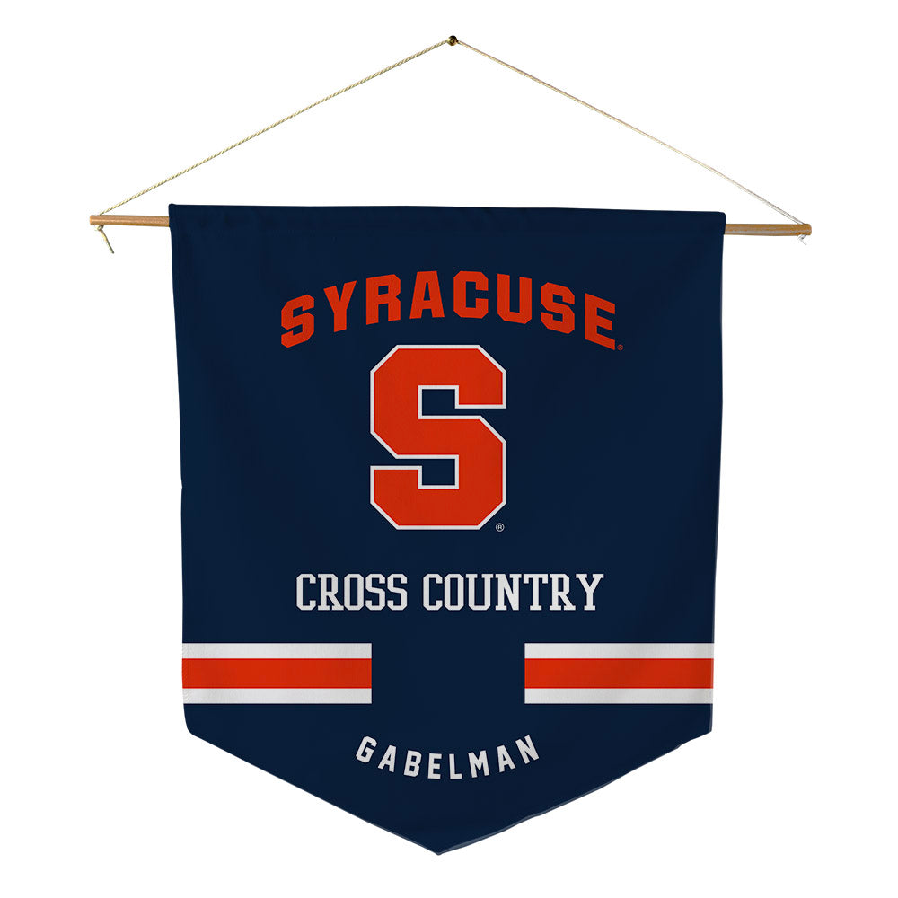 Syracuse - NCAA Men's Cross Country : Ben Gabelman - Pennant - 18" x 21"-0