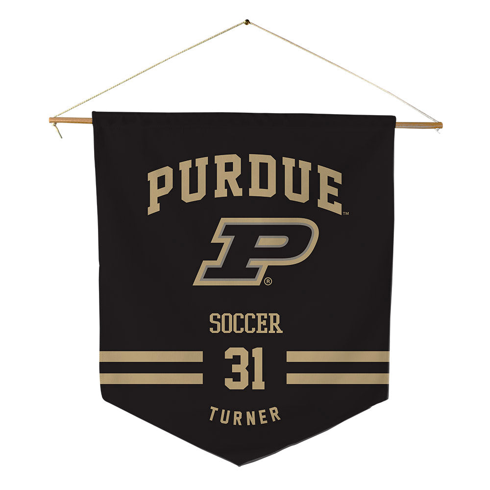 Purdue - NCAA Women's Soccer : Allyssa Turner - Pennant - 18" x 21"-0