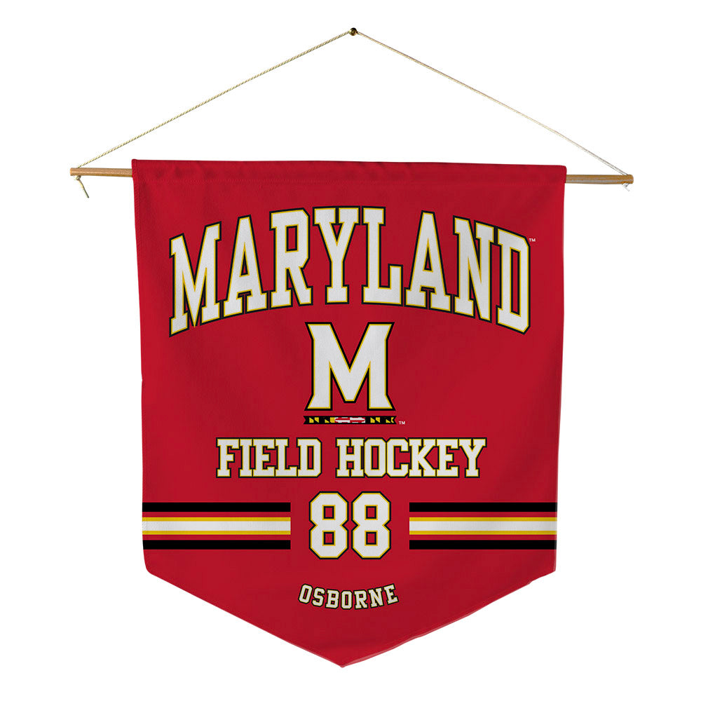 Maryland - NCAA Women's Field Hockey : Ryleigh Osborne - Pennant - 18" x 21"-0