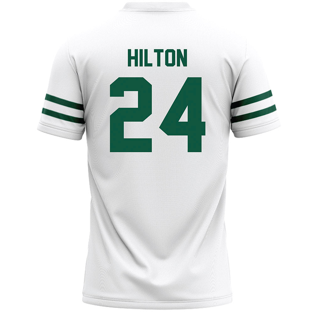 Cleveland State - NCAA Men's Lacrosse : Jason Hilton - White Lacrosse Jersey -1