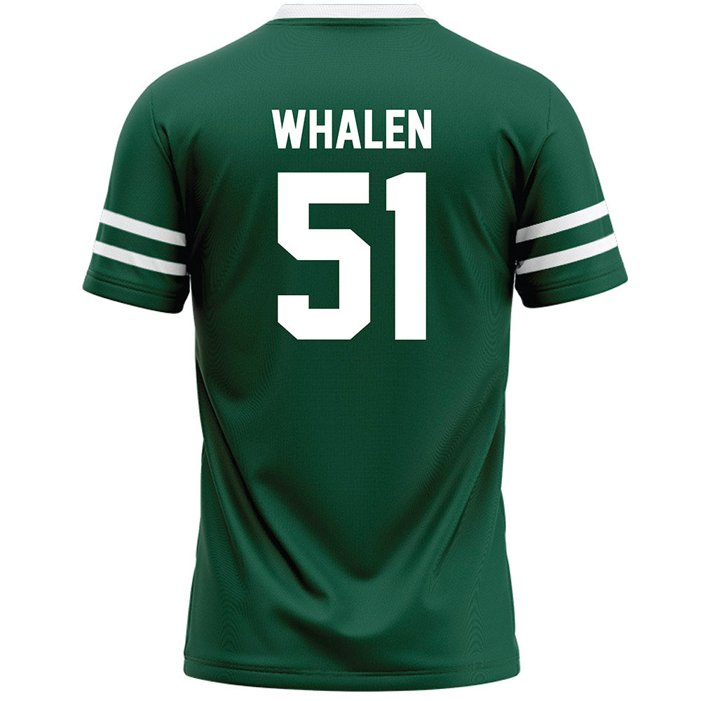 Cleveland State - NCAA Men's Lacrosse : Landon Whalen - Green Lacrosse Jersey-1