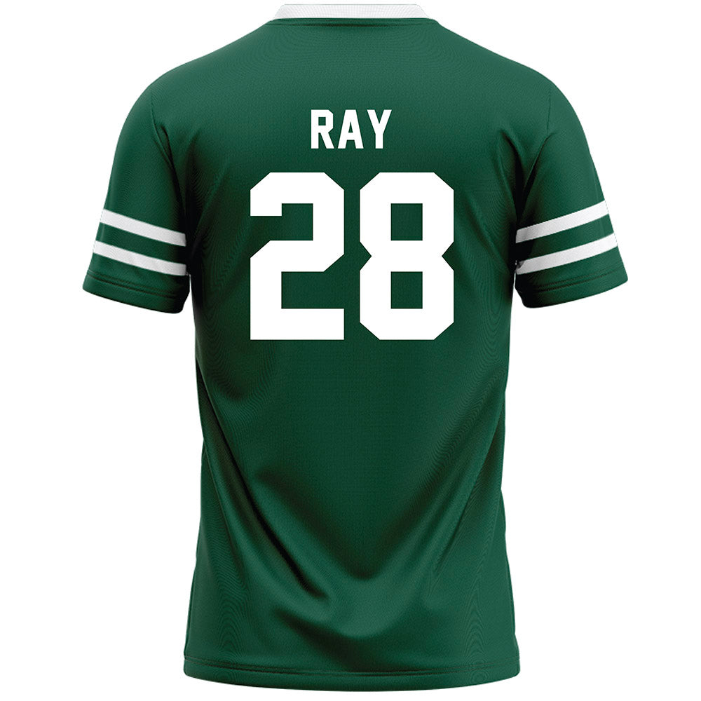 Cleveland State - NCAA Men's Lacrosse : Luke Ray - Green Lacrosse Jersey-1