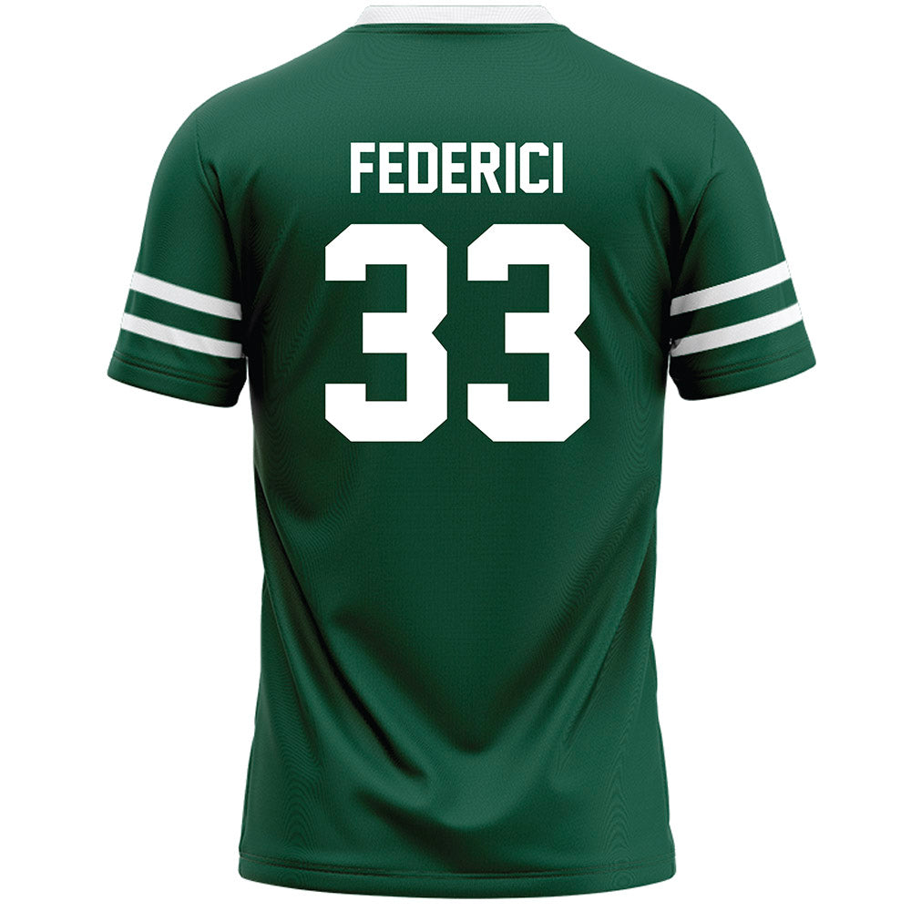 Cleveland State - NCAA Men's Lacrosse : Nikolas Federici - Green Lacrosse Jersey-1