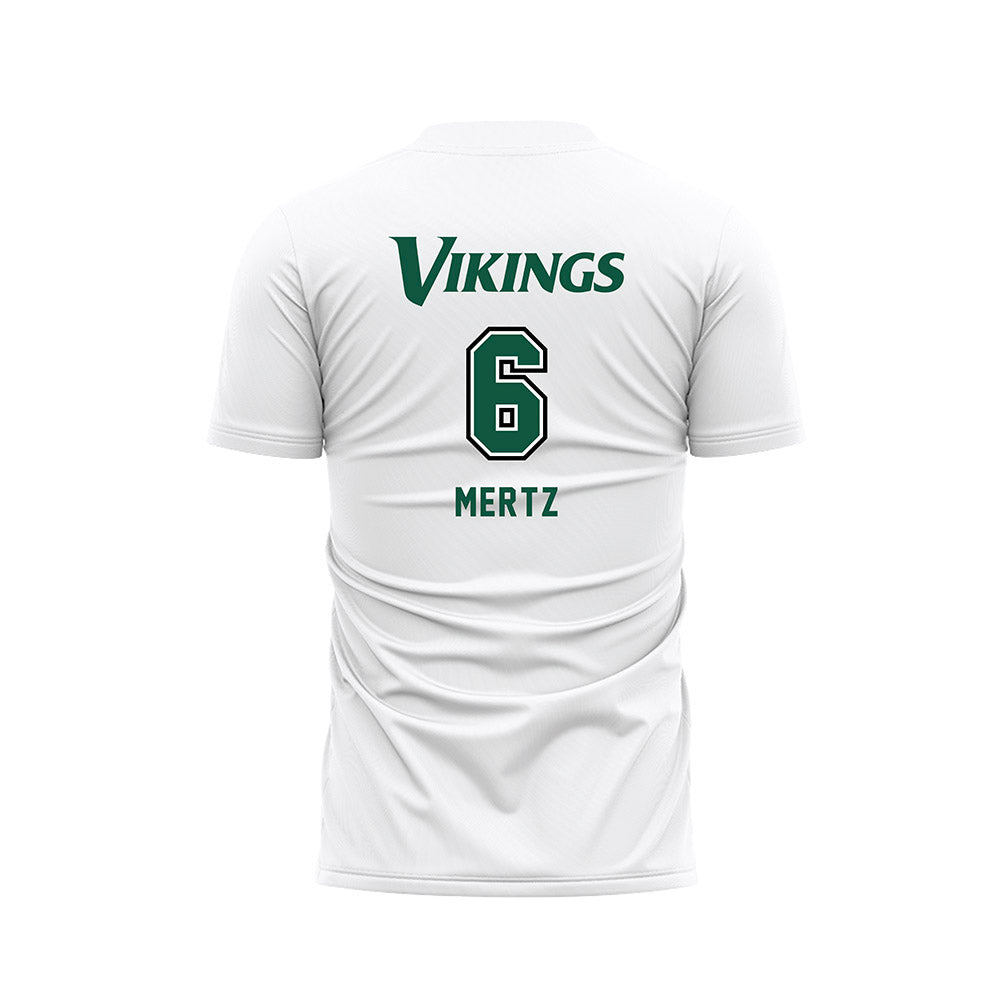 Cleveland State - NCAA Men's Soccer : Tom Mertz - White Soccer Jersey-1