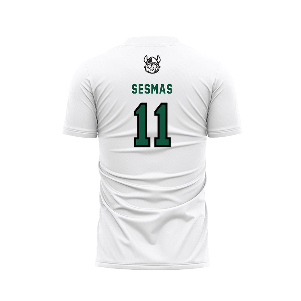 Cleveland State - NCAA Women's Soccer : Mayra Sesmas - White Soccer Jersey-1