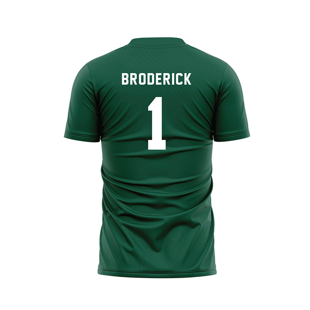 Cleveland State - NCAA Women's Soccer : Elyse Broderick - Green Soccer Jersey-1