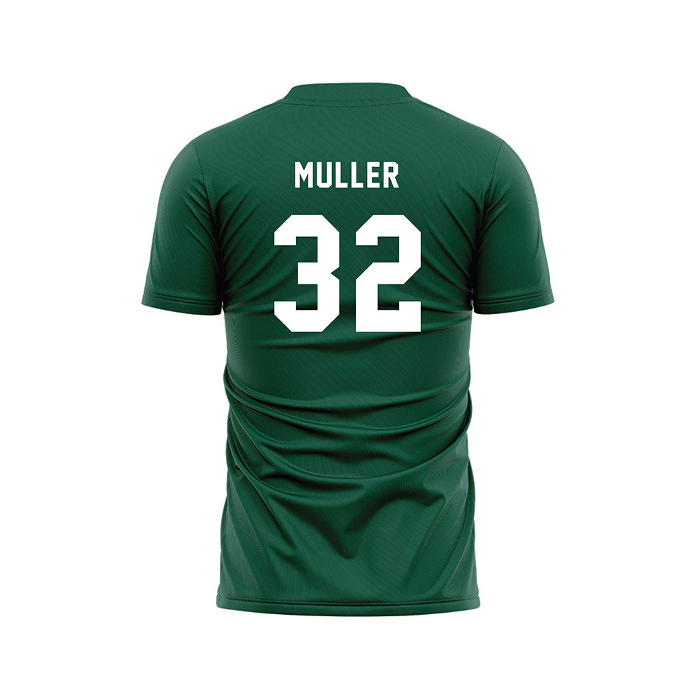 Cleveland State - NCAA Women's Soccer : Vail Muller - Green Soccer Jersey-1