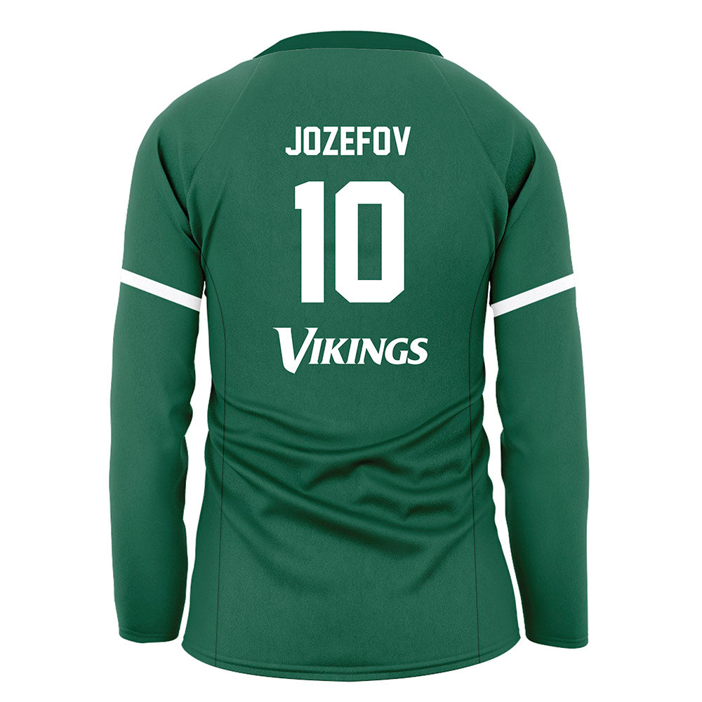 Cleveland State - NCAA Women's Volleyball : Julia Jozefov - Green Volleyball Jersey-1