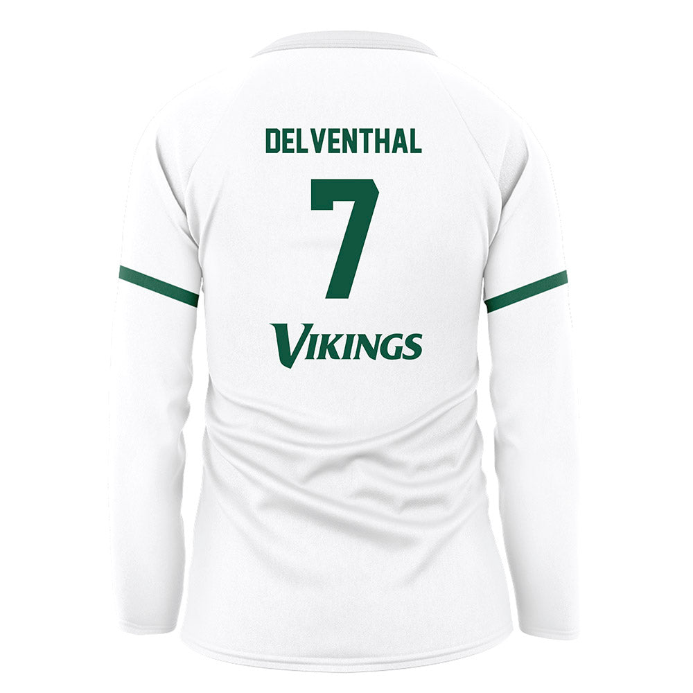 Cleveland State - NCAA Women's Volleyball : Vayda Delventhal - White Volleyball Jersey-1