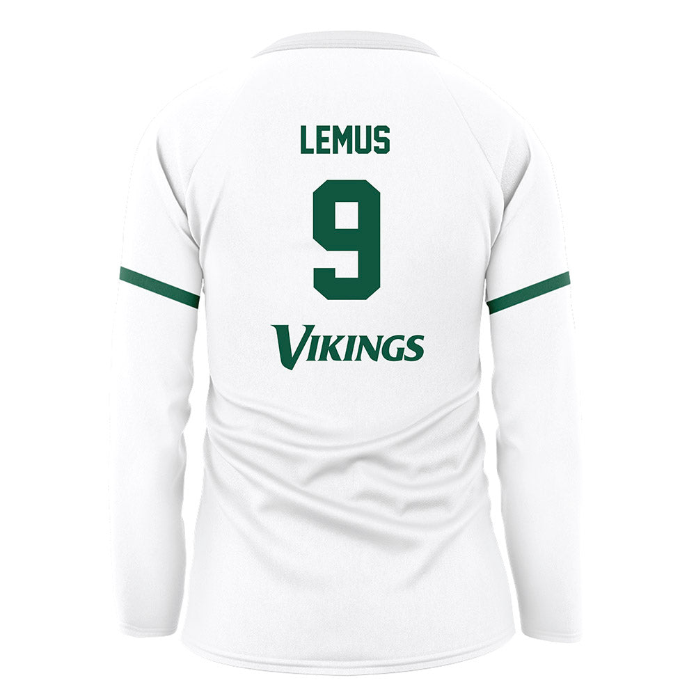 Cleveland State - NCAA Women's Volleyball : Magaly Lemus - White Volleyball Jersey-1