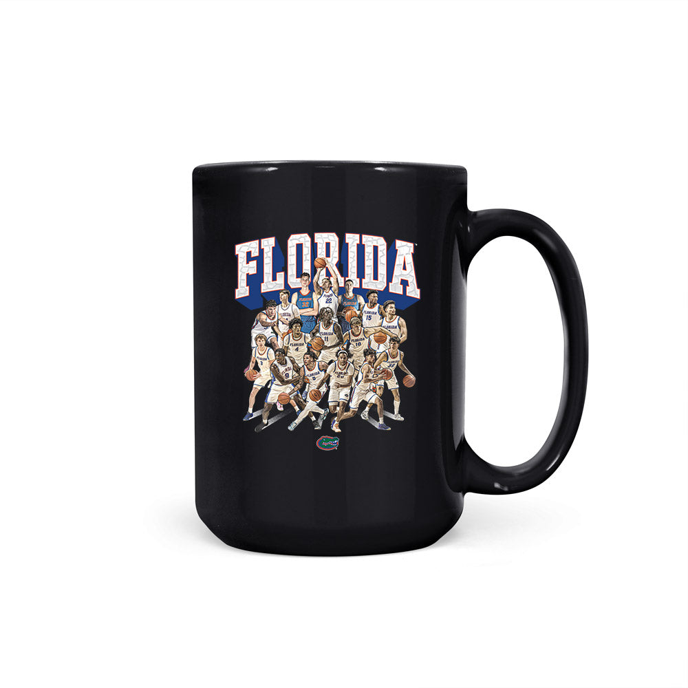 Florida - NCAA Men's Basketball : - Team Collage Coffee Mug-0