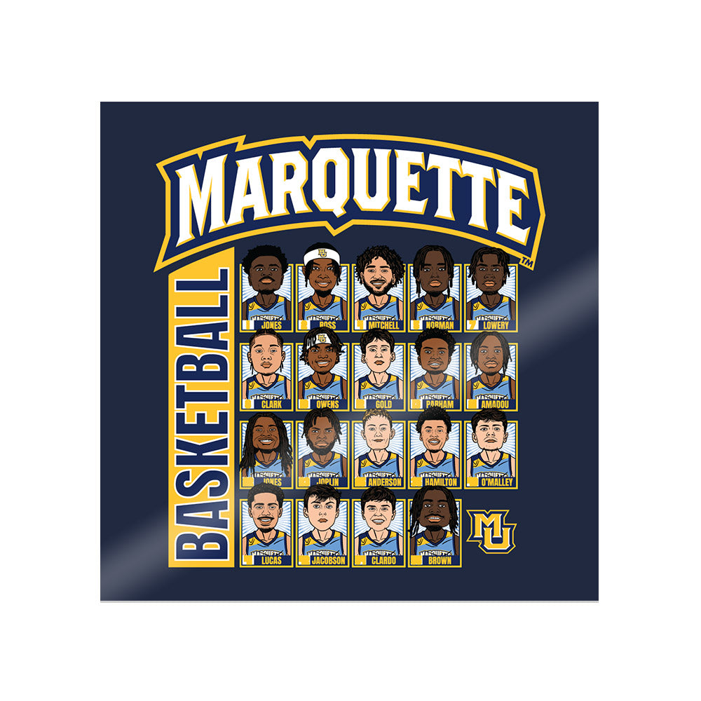 Marquette - NCAA Men's Basketball : - Team Caricature Sticker-0