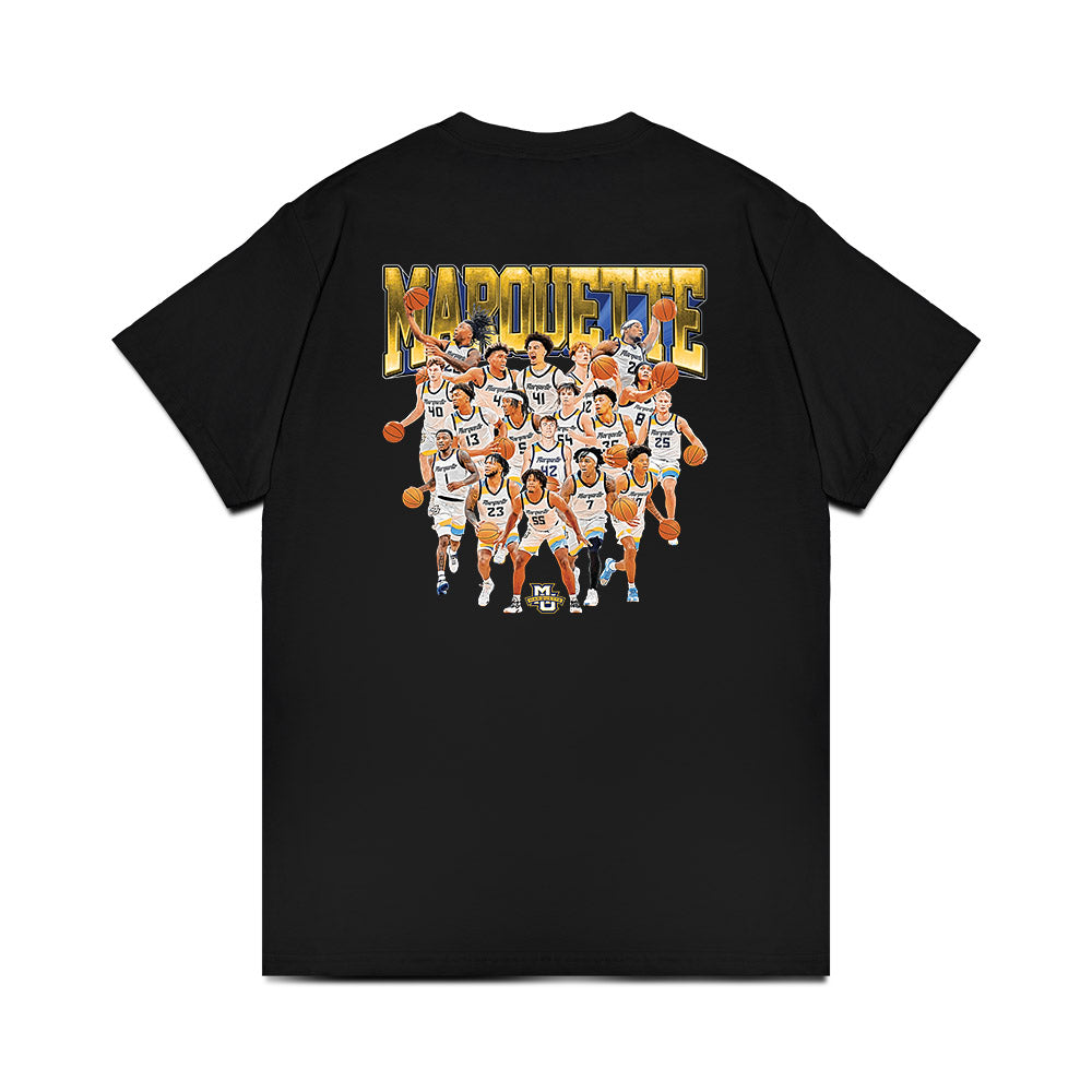 Marquette - NCAA Men's Basketball : - Team Collage Premium T-Shirt-1