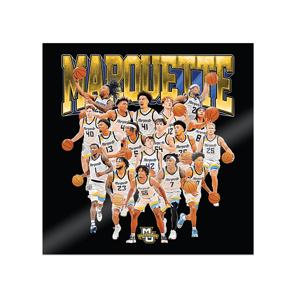 Marquette - NCAA Men's Basketball : - Team Collage Sticker-0