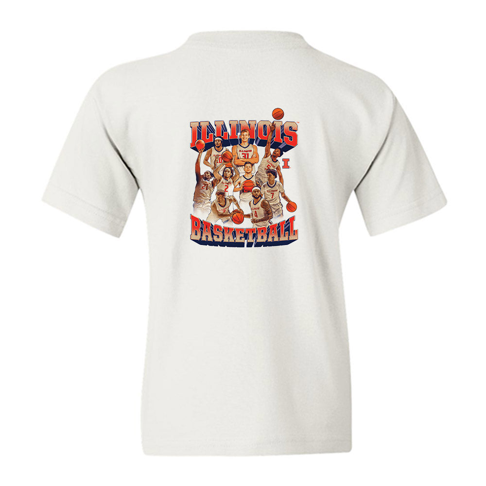 Illinois - NCAA Men's Basketball : - Youth T-Shirt-1