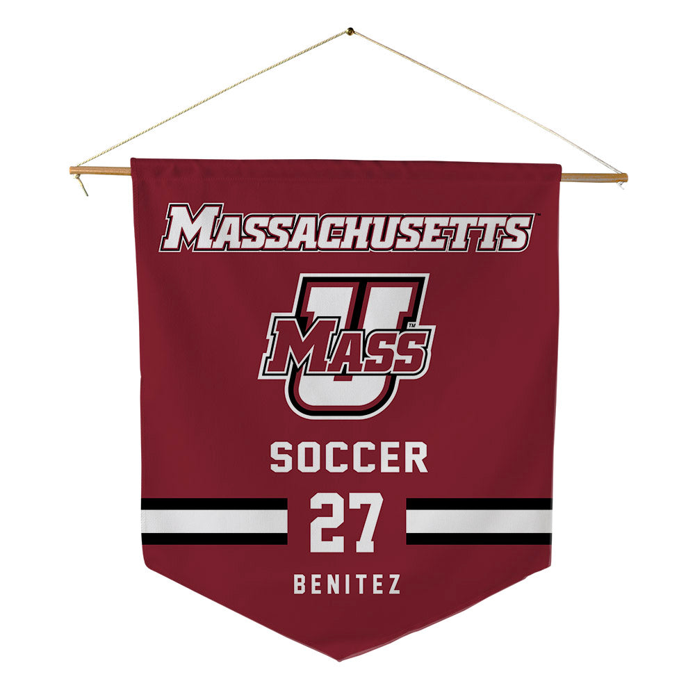UMass - NCAA Women's Soccer : Carolina Benitez - Pennant - 18" x 21"-0