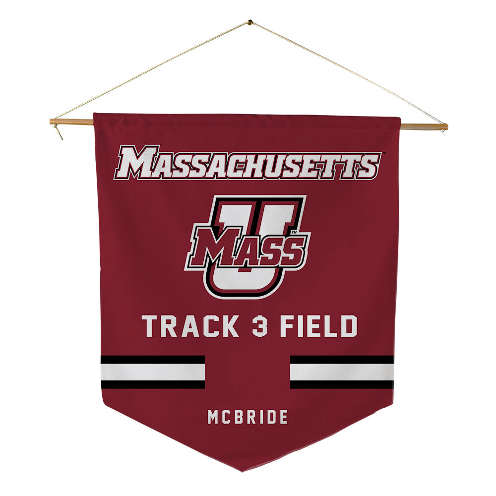 UMass - NCAA Women's Track & Field : Marielsa McBride - Pennant - 18" x 21"-0