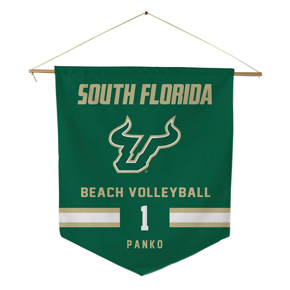 USF - NCAA Beach Volleyball : Julia Panko - Pennant - 18" x 21"-0