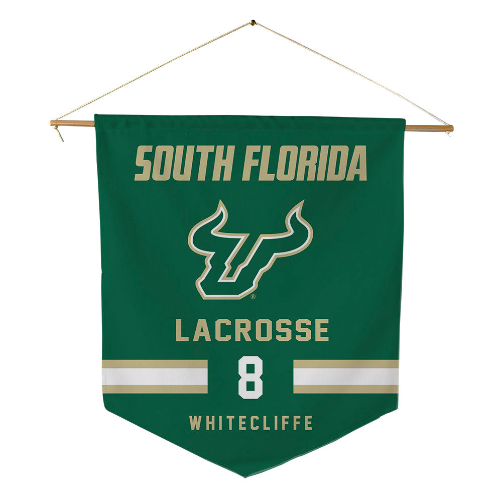 USF - NCAA Women's Lacrosse : Alex Whitecliffe - Pennant - 18" x 21"-0